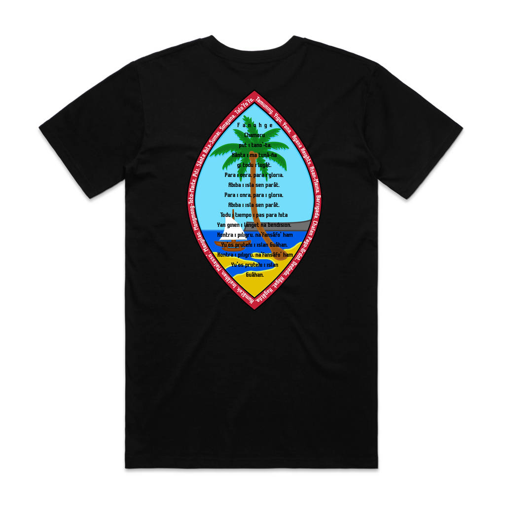 GUAM BUILT BLACK T-SHIRT